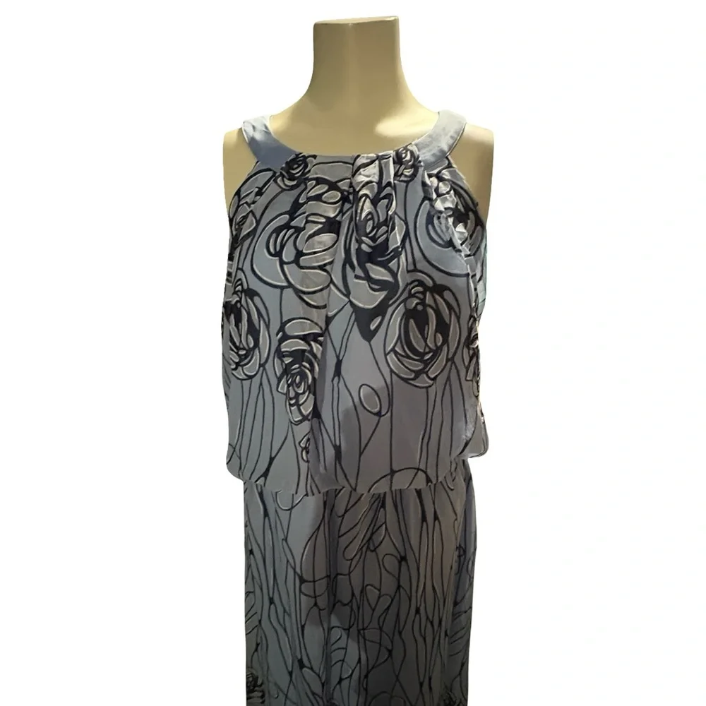 size 16 Robbie Bee Black and White Floral Maxi Dress NWT - Picture 11 of 11